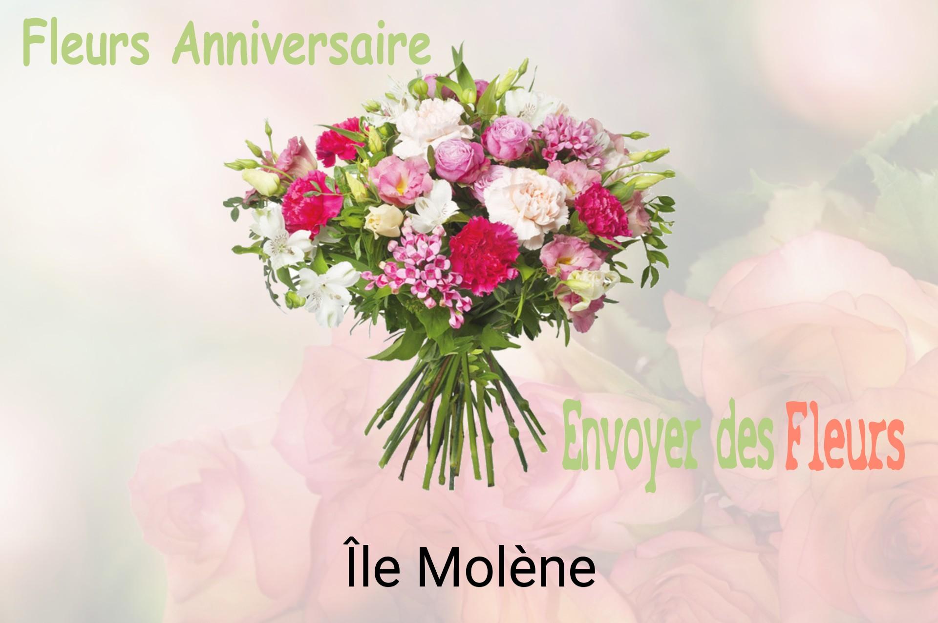 Bouquet de fleurs d’anniversaire livré à Île-Molène